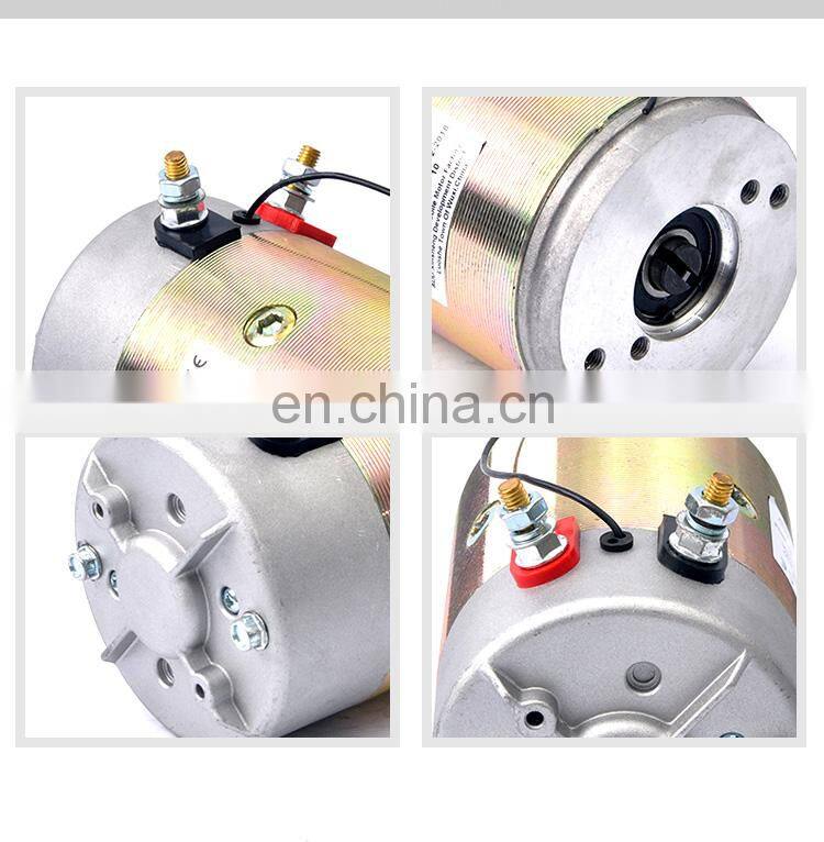 china wuxi factory 12v 1.6kw dc motor for electric forklift CW