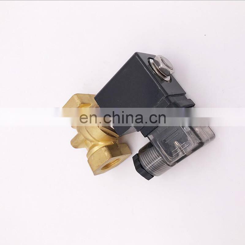 GOGO Normally Close 2 Way Compact Pilot Water Brass Solenoid Valve 16bar 1/4" 3/8" 1/2" BSP Orifice 10mm 220V AC PXC-D14511 NBR