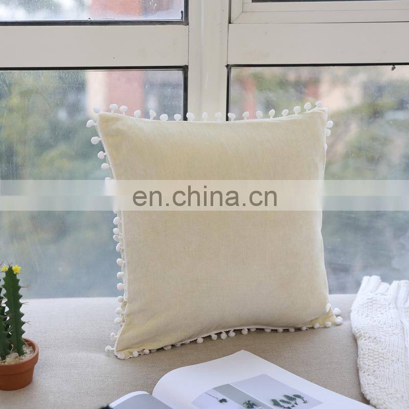 i@home INS morden simple pear cute nordic style velvet soft pillow cushion cover without core