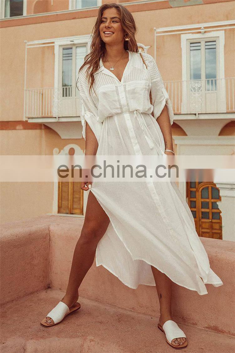 Women's Beach Bikini Cover Up Long Kaftan dress Summer Boho Maxi Dress Sundress