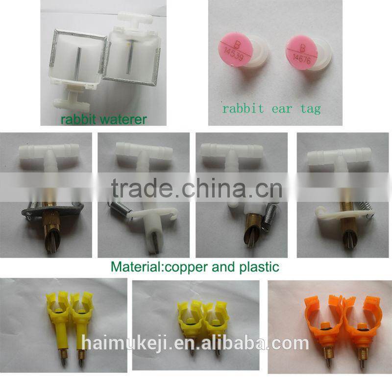 China Made Durable Galvanized Blue HM-T12 Rabbit Nipple Drinker Sold at Cost