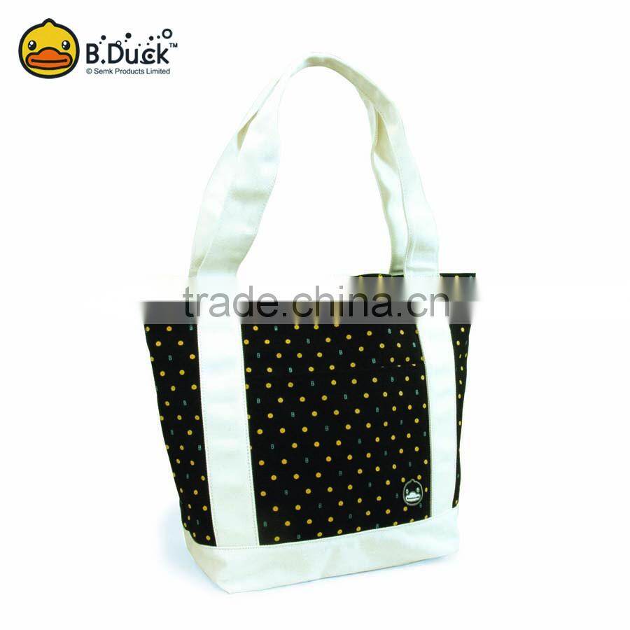 Fashion novelty standard size sublimation straw polyester tote bag