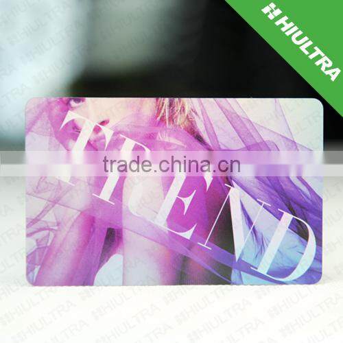 ISO14443 Transparent Rewritable Smart card with Magnetic Stripe