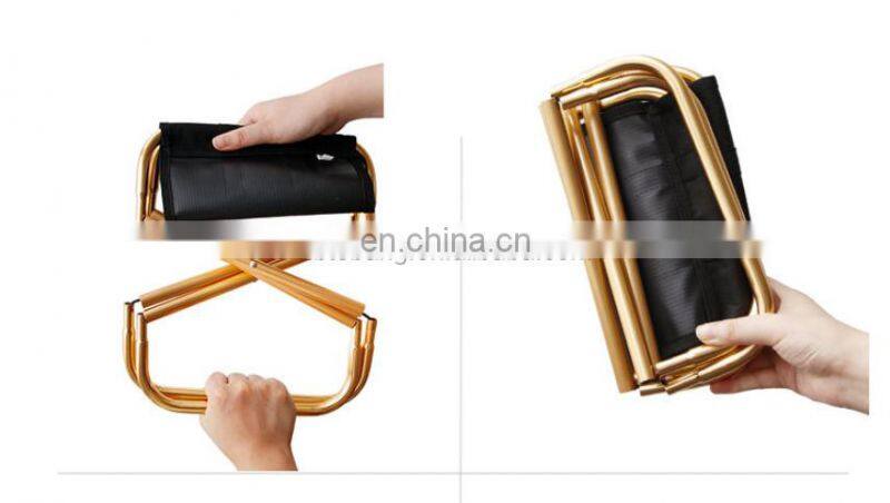 Aluminum alloy lightweight Outdoor foldable mini  portable camping chair