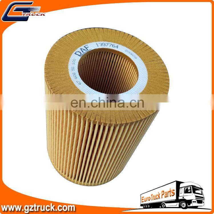 European Truck Auto Spare Parts Engine Oil Filter OEM 1397764 1529636 for DAF Truck Oil Filter