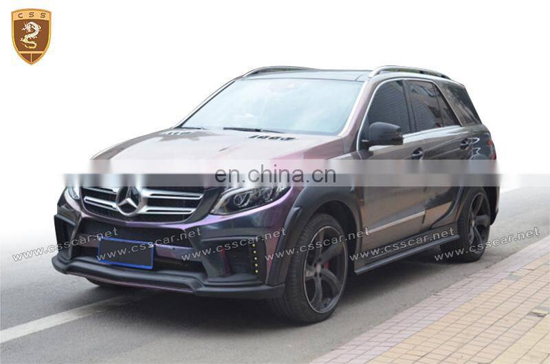 Full set frp body kit for bens GLE class W166 wd style auto part