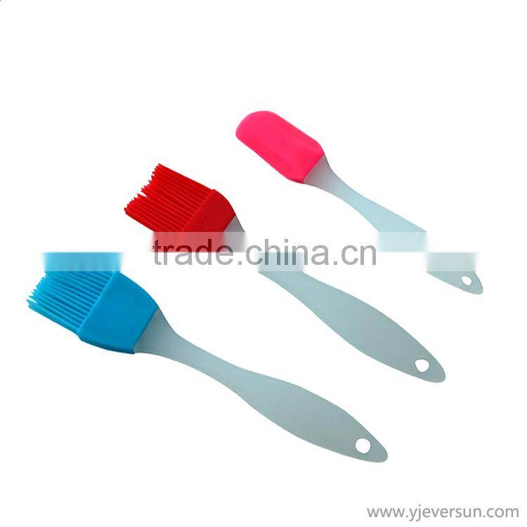 wooden spatula, 3 piece silicon spatula set, cake baking tools for baking