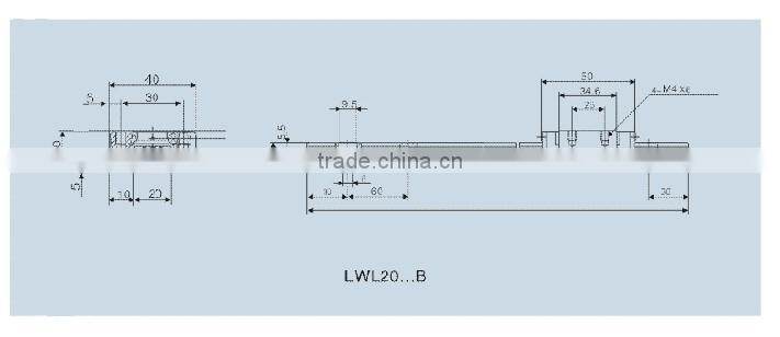 EIHE 20B linear guide rail