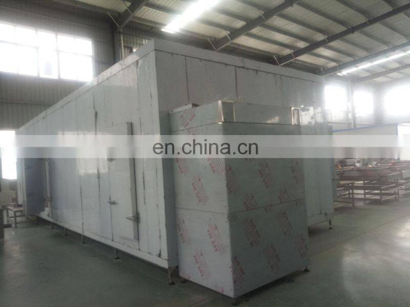 IQF tunnel fast freezing machine for french fries production line