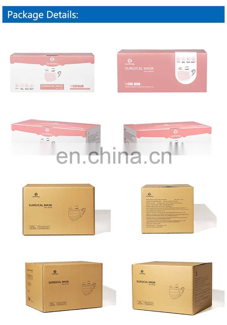 Goodfeeling Medical Mask Surgical Mask Disposable Face Mask Ce Adult Ear Band Bule / White / Black / Red / Yellow / Army Green
