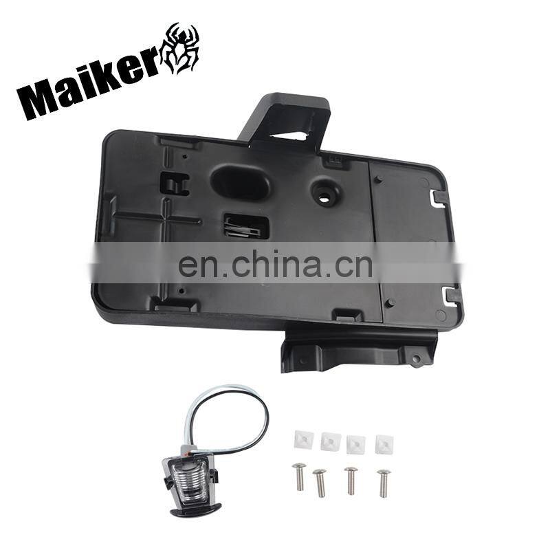 Rear License Plate Frame for Jeep Wrangler JK 07+ 4x4 Accessories Maiker Manufacturer License Holder