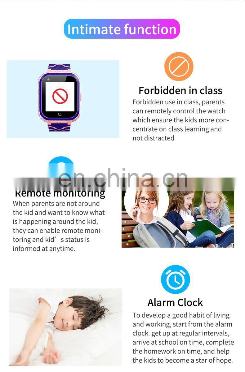 4G Kids Smart Watch T3, 2018 Hottest Gift For Kids in Xmas And New Year,Smart Watch With Touch Screen And Camera Use Nano Card