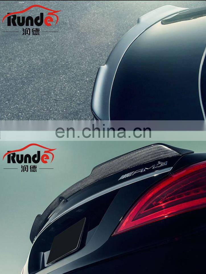 Runde Auto Car Modification Body Parts Carbon Fiber Vorsteiner Style Spoiler Suitable For 2013-2017 Mercedes-Benz CLS350 spoiler