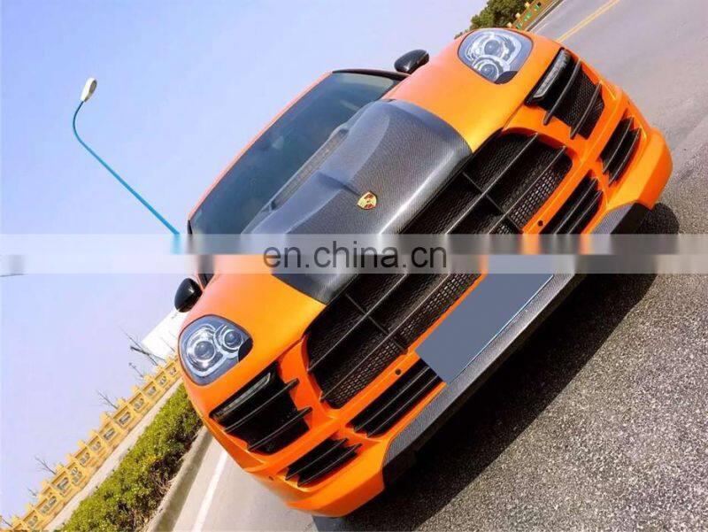 Runde Newest For Porsche Macan Upgrade Wide Body Kit Front Rear Bumper Side Skirts Fender Spoiler Door Trim Tail Box Cover