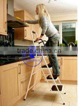 SAFETY STEP LADDER 3-STEP/4 STEP RUBBER NON SLIP COVER