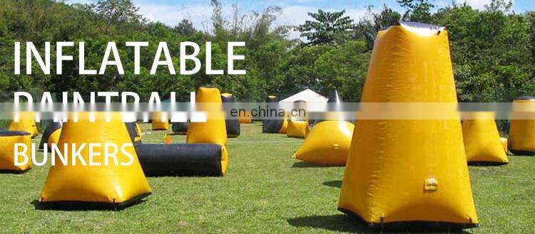 Outdoor Shooting Game Inflatable Paintball Bunkers Arena