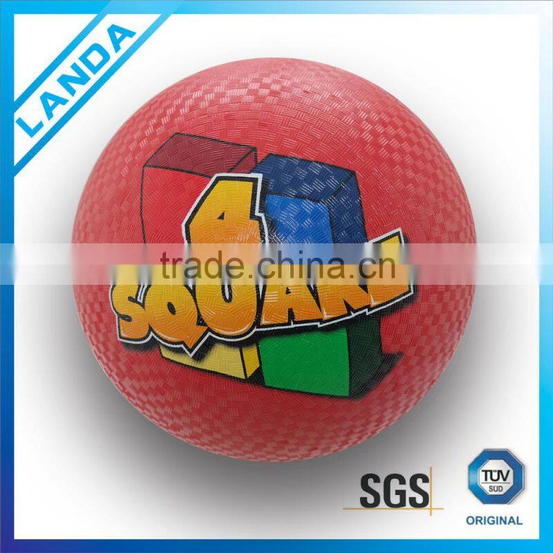 16" large rubber playground ball