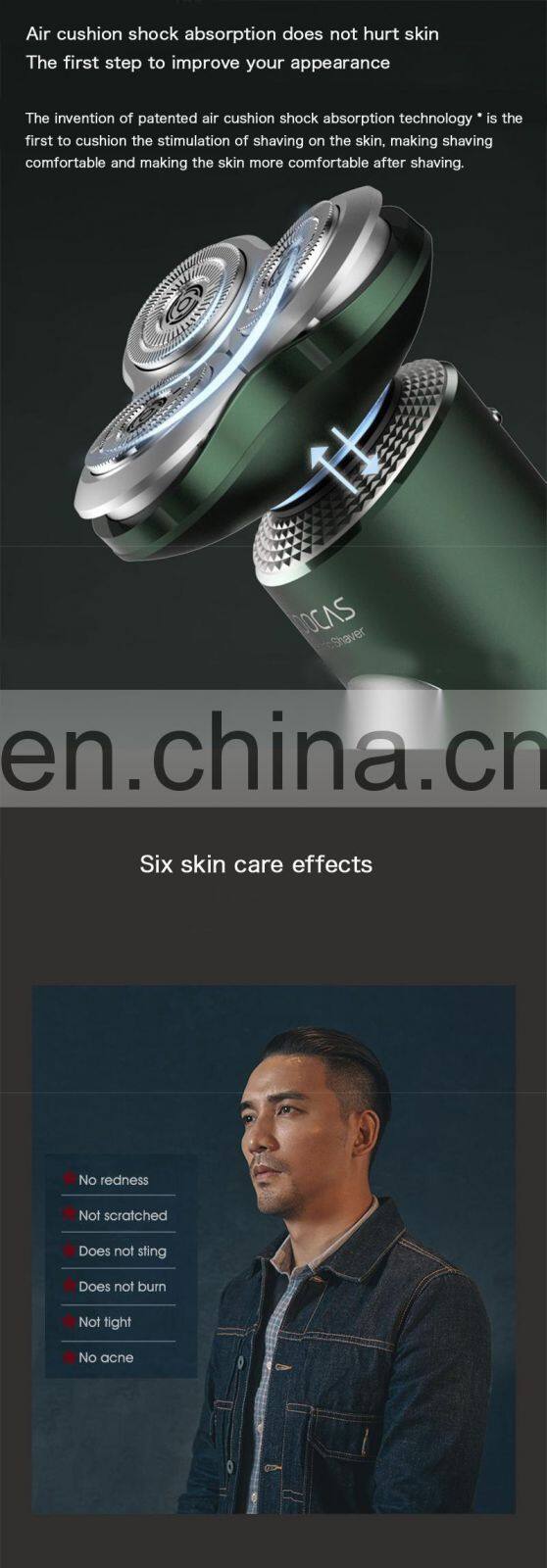 Xiaomi SOOCAS S5 Electric Shaver 4 in 1 Nose Face Hair Trimmer Men Facial Cleaning Brush IPX7 Waterproof Type-C Charging Razors