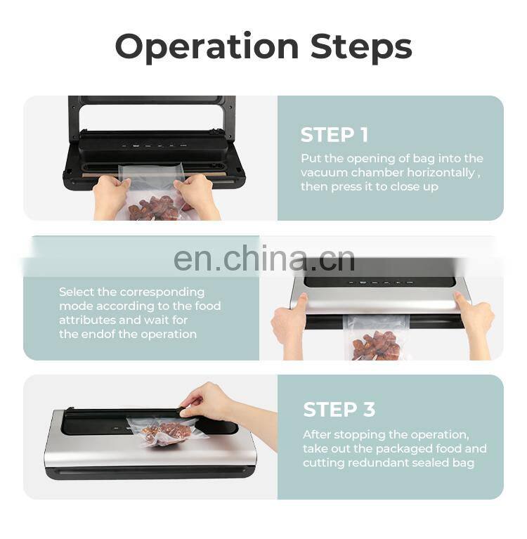 Home Use Food Saver Handheld Kitchen Cooking Multi Function Automatic Vacuum Food Sealers