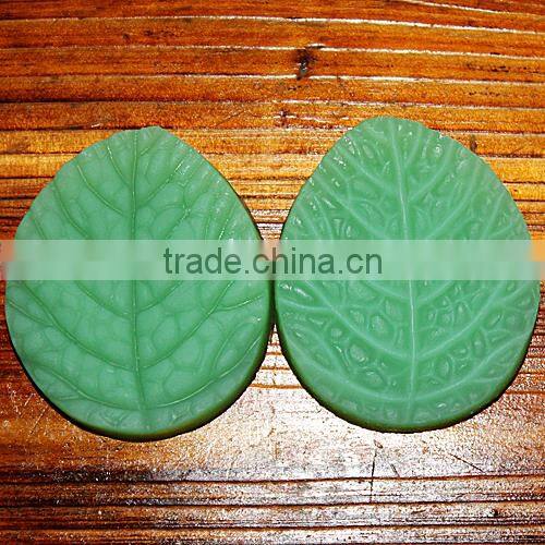 Nicole Factory Q0051 Handmade Leaf Shape Icing Sugar Crafts Silicone Mold For Cake Decorating