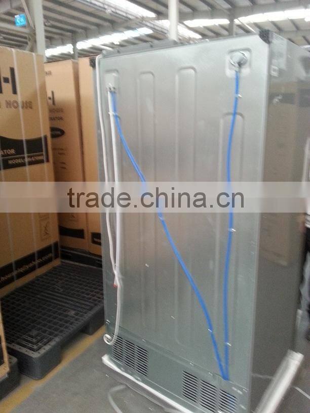 side by side refrigerator with ice maker&water dispenser