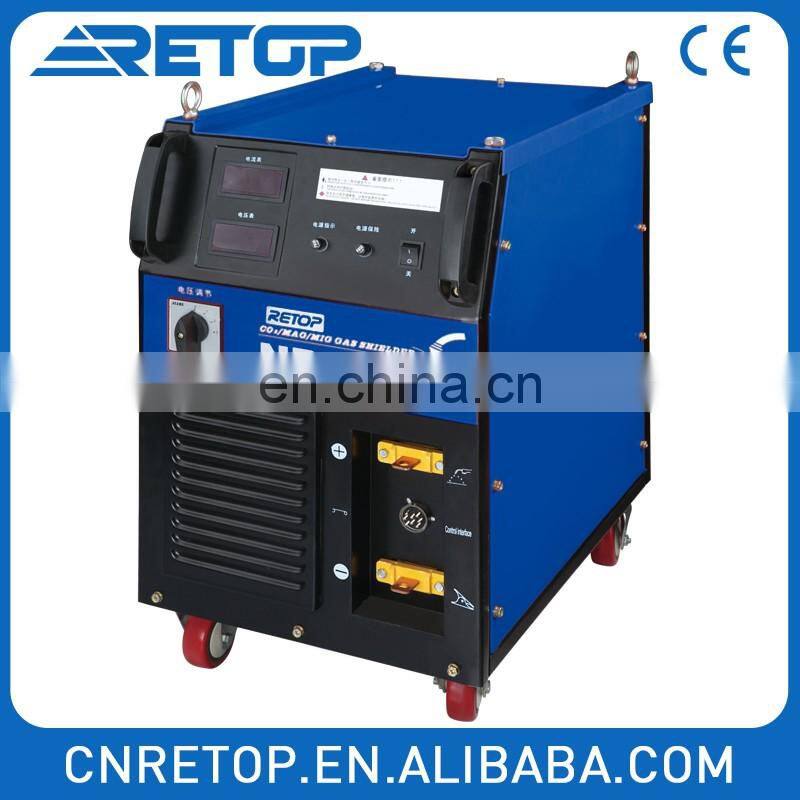 NBC 500F co2 inverter welder three phase mig welding machine welded wire mesh machine