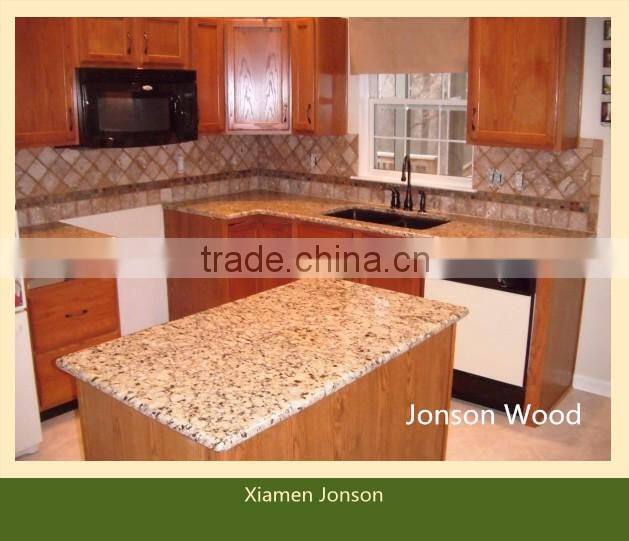 matching kitchen cabinets with precut granite countertops