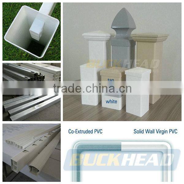 High quality garden white cheap pvc fence