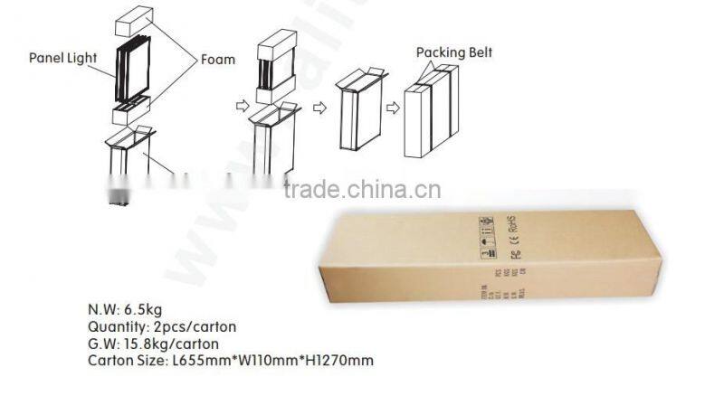 2x2ft 45w 3800lm 5 years warranty dlc ul 60x60 cm led panel lighting