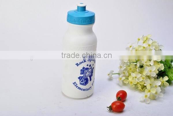 BPA free 350ml student use drinkware type plastic sports water bottle with dust-proof lid