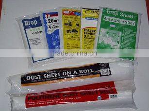 GOOD SALES MANUFACTERER OF DROP SHEET ON ROLL