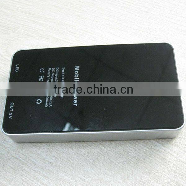 OEM High capacity mini mobile power bank with two LED flashlight+Digital Display screen Power Indicator design ,PB010