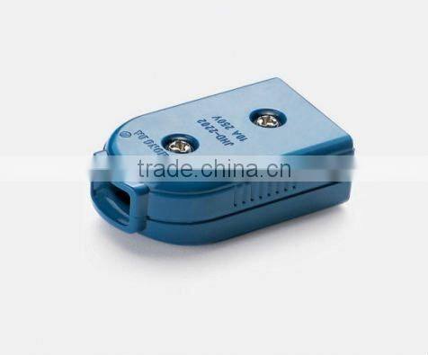 AC 125V flat power plug cover with grounding wire