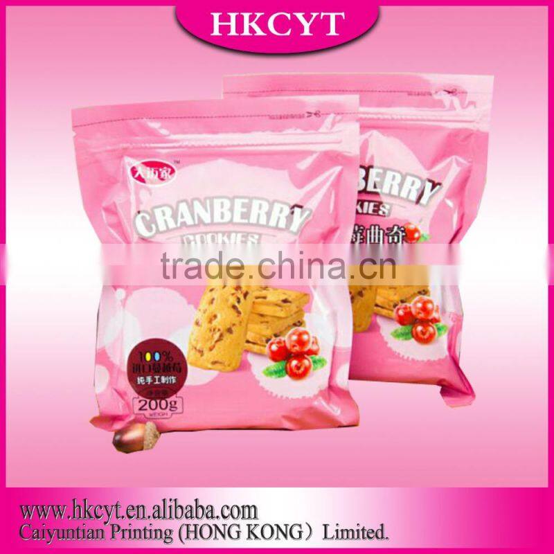 3 side seal vacuum nylon bag for packing dry sea product food