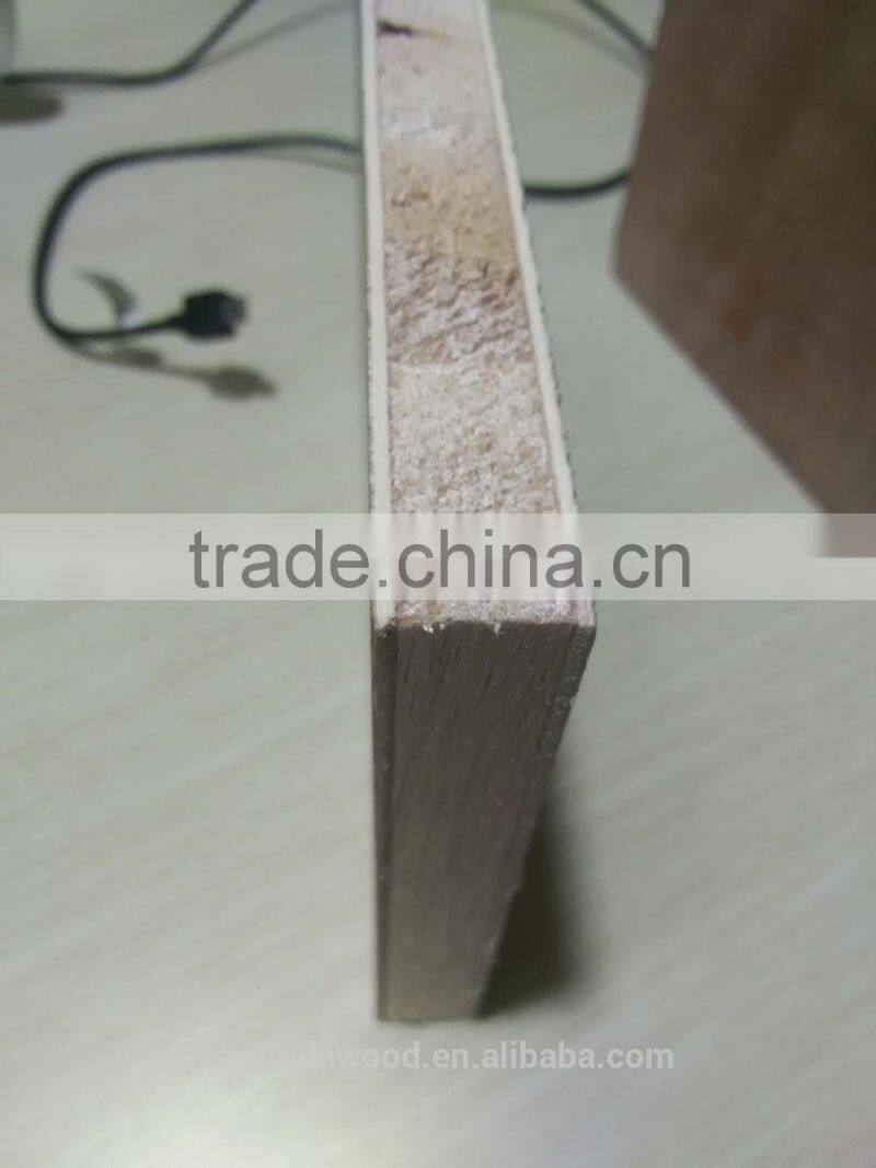 oak/teak/sapelli/walnut/beech veneer block board 12mm 15mm 18mm