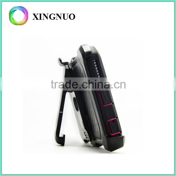 Rugged Armor Case With Kickstand and Locking Belt Swivel Clip Holster Cover for iPhone 6