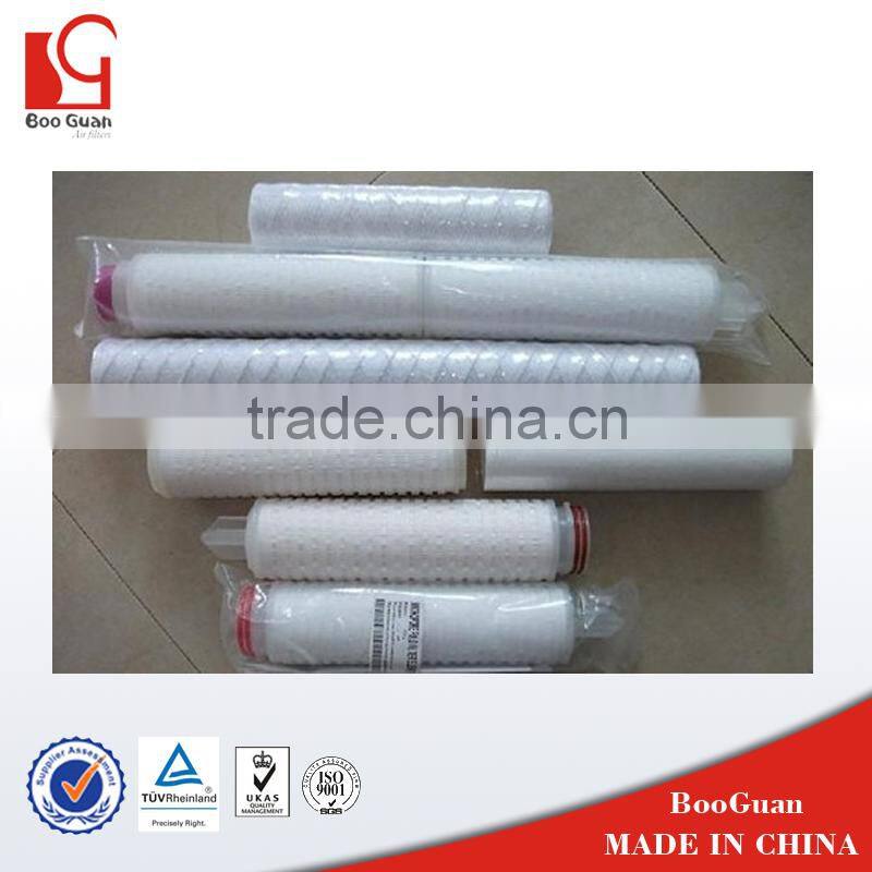 industry high-flow rate PP pleated filter cartridge