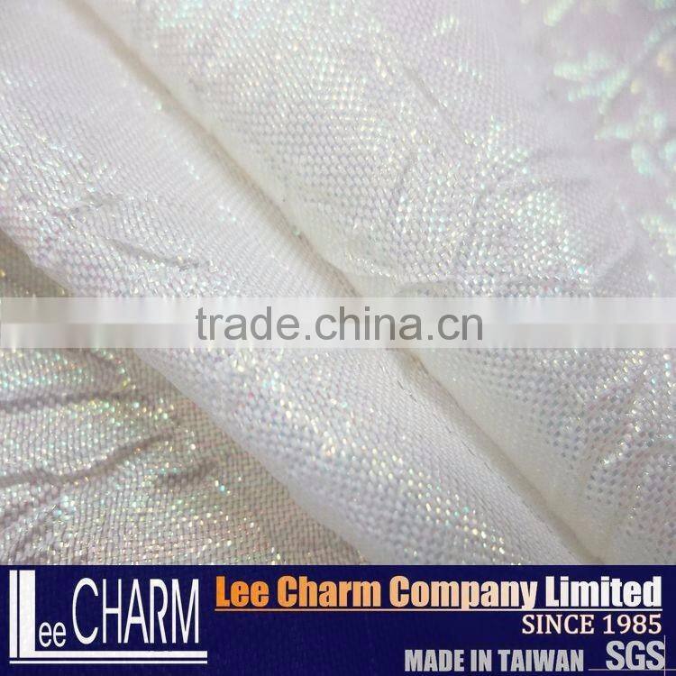 100% Polyester Metallic Crepe Decorative Fabric