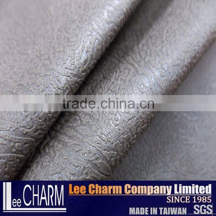 100% Polyester Leather-Look Fabric
