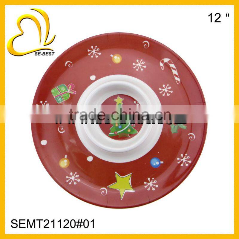 melamine tray, tray with handle, serving tray