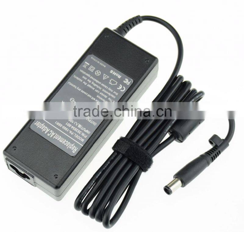 factory price ac dc power supply 90w high quality switching laptop adapter for hp 19v 4.74a 7.4*5.0mm