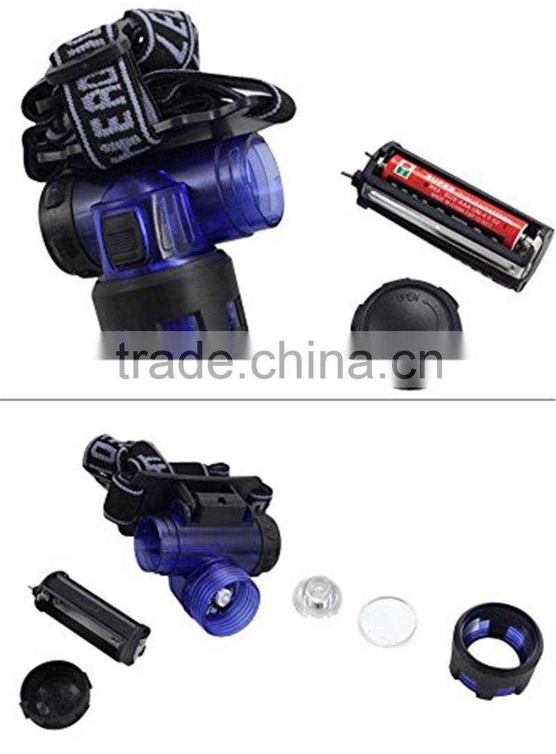 Professional high power aluminium head torch/head light for fishing hunting