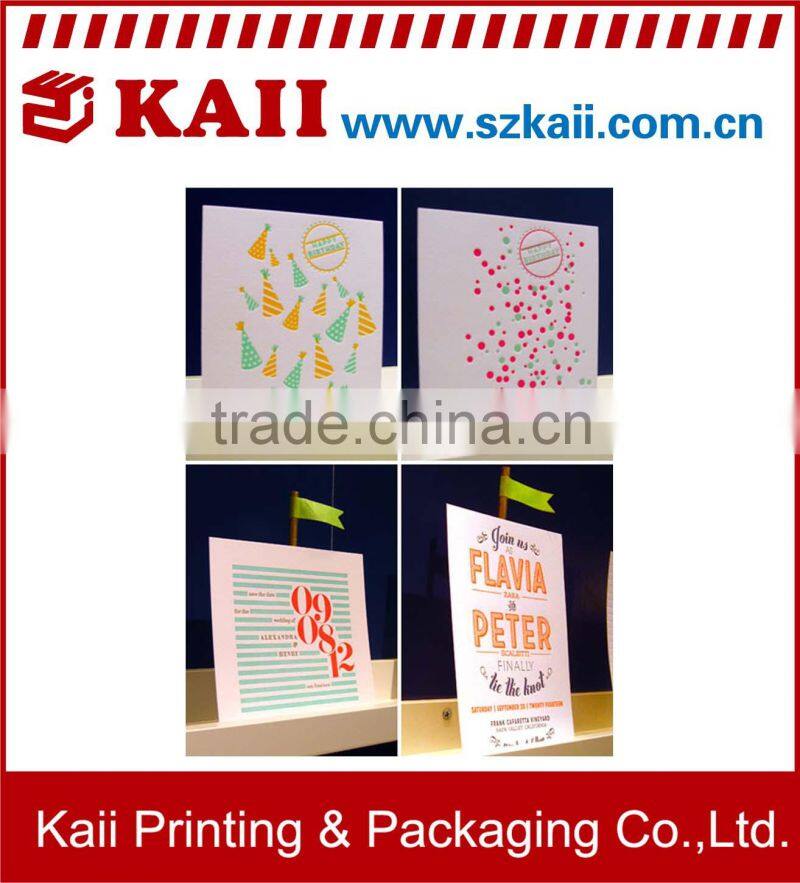 OEM professional butterfly wedding invitation cards