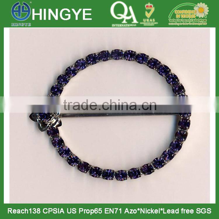 Rhinestone Flower Brooch - BR1412001