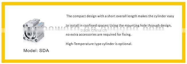 Stainless steel Pneumatic Air Cylinder, MI series