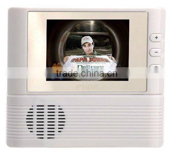 2.8 inch electronic peephole viewer with 3X digital zoom & doorbell function