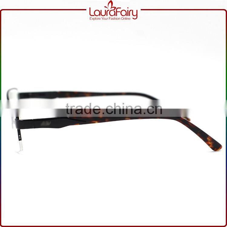 Laura Fairy Most Popular 2016 Black Spring Hinge Eyeglasses Optical Frame For Men