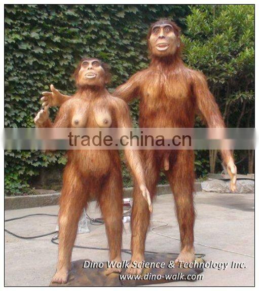 1.7 meters high life size simulation realistic ape man