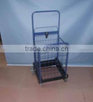 Heavy duty plate luggage trolley hand cart