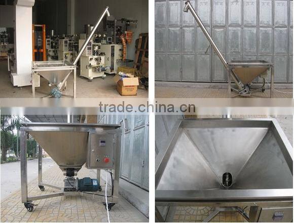 Stainless Steel Inclined Screw Feeder with Hopper Loader/ Screw Conveyor with Hopper